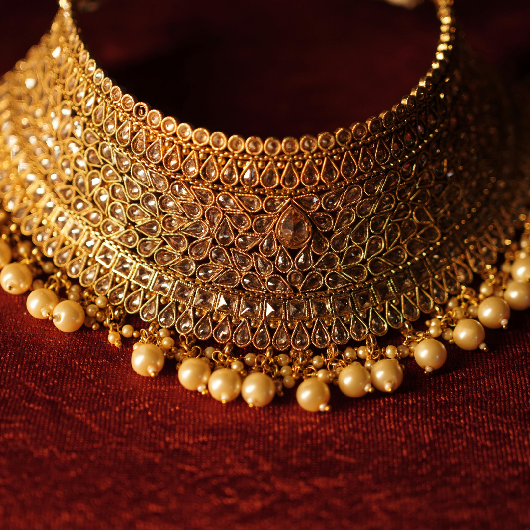Rajesthani gold necklace